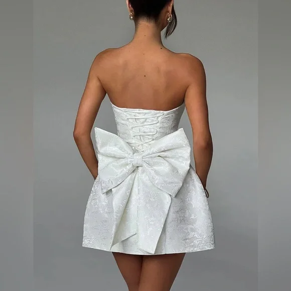 white christmas dresses Allie Mini Dress main image 0